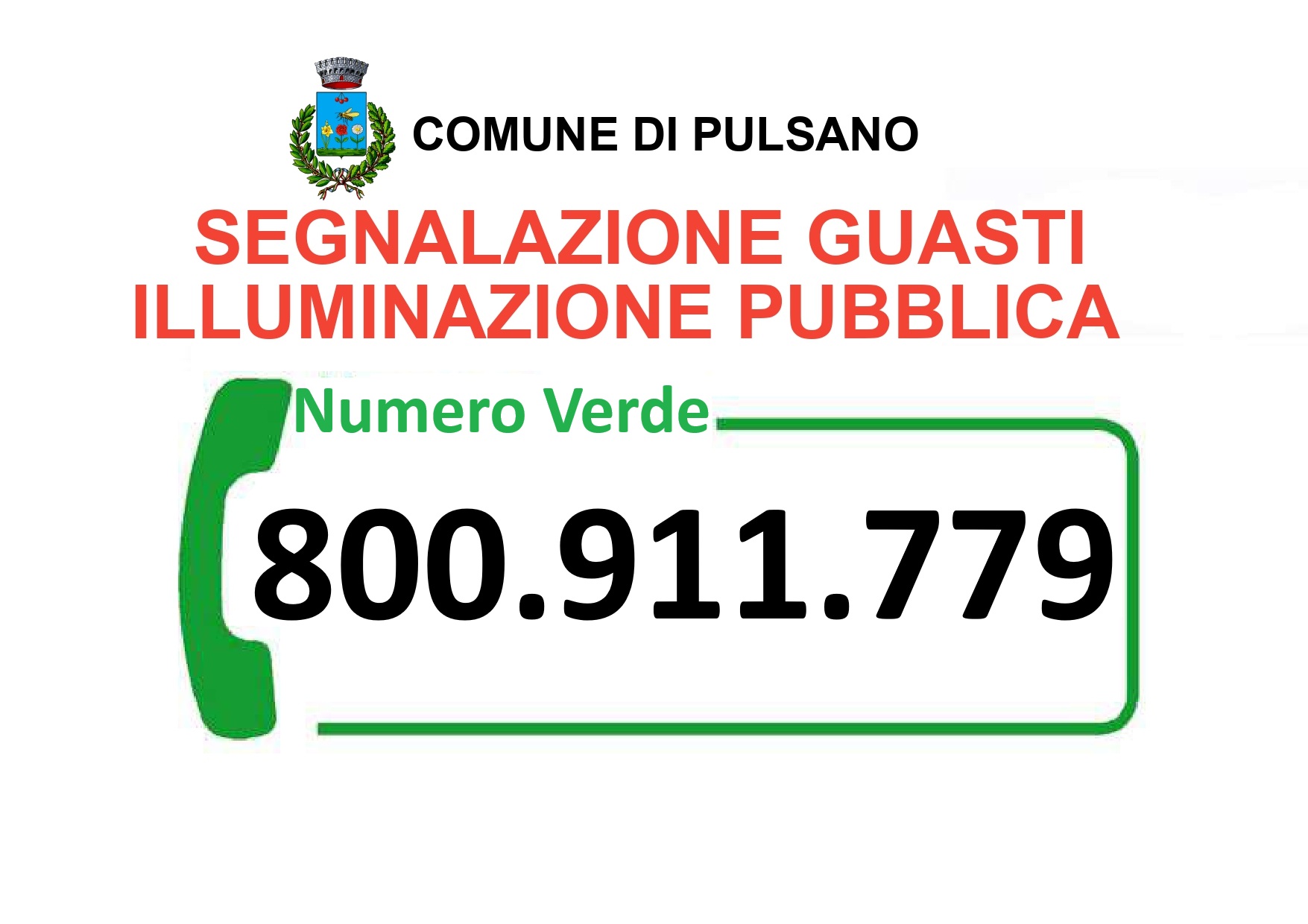 Segnalazione guasti illuminazione pubblica