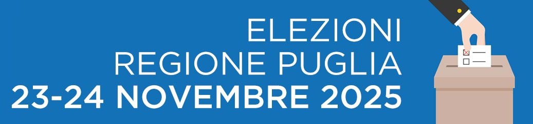 ELEZIONE DEL PRESIDENTE DELLA GIUNTA E DEL CONSIGLIO REGIONALE DELLA PUGLIA DI DOMENICA 23 E LUNEDI'